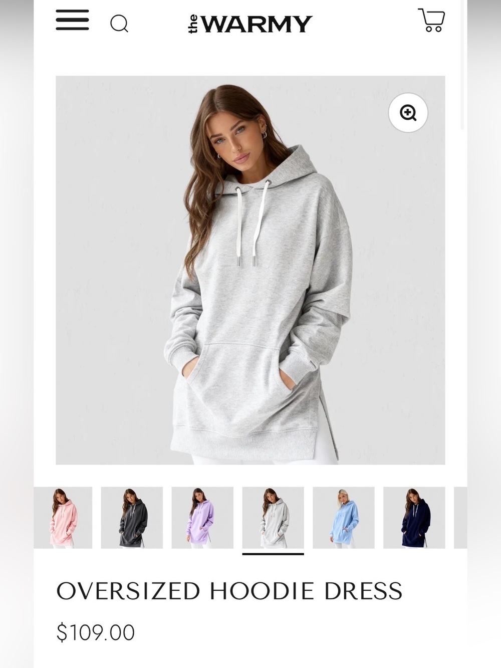 The WARMY- Original Oversized Hoodie Dress BRAND NEW